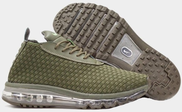 Фото Nike Air Max Woven Boot зеленые - 1