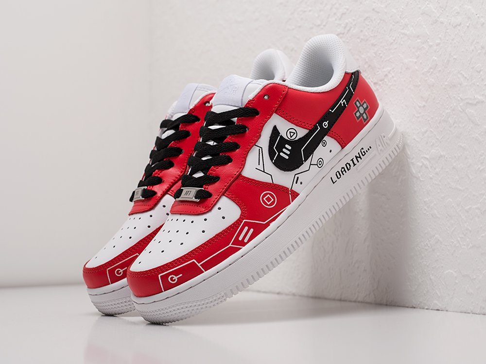 Air force 1 low red and white hotsell